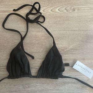 Disruptive Youth Black bikini top